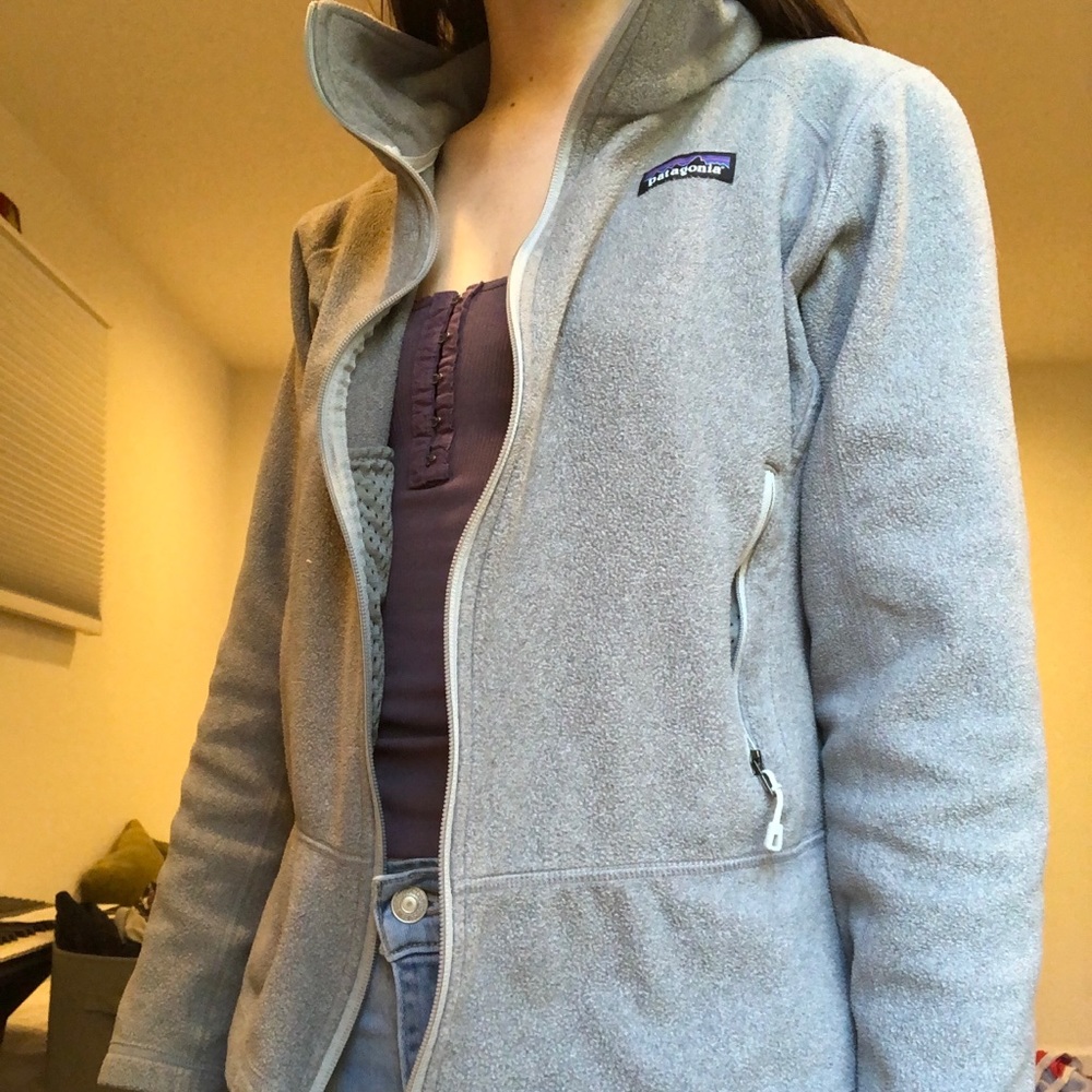 Patagonia grey fleece